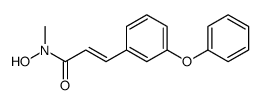 N-hydroxy-N-methyl-3-(3-phenoxyphenyl)prop-2-enamide Structure