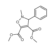 2-methyl-3-phenyl-4,5-dicarbomethoxy-Δ4-isoxazoline结构式