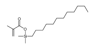 [dodecyl(dimethyl)silyl] 2-methylprop-2-enoate Structure