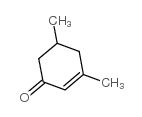 3,5-Dimethyl-2-cyclohexen-1-one Structure