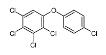 1,2,3,4-tetrachloro-5-(4-chlorophenoxy)benzene结构式