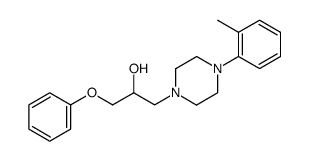 4-(2-Methylphenyl)-α-(phenoxymethyl)-1-piperazineethanol结构式