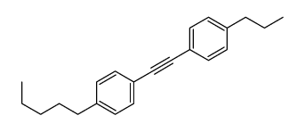 1-pentyl-4-[2-(4-propylphenyl)ethynyl]benzene Structure