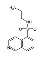 N-(2-氨基乙基)-5-异喹啉磺酰胺盐酸盐结构式
