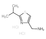 2-(1-甲基乙基)-4-噻唑甲胺双盐酸盐结构式