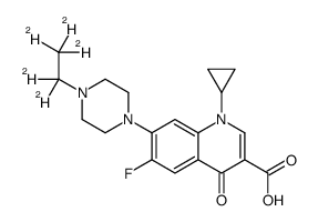 Enrofloxacin-d5 Structure