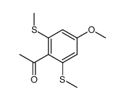 2,6-Bis(methylthio)-4-methoxyacetophenone Structure