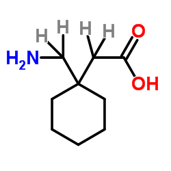 盐酸加巴喷丁-D4结构式