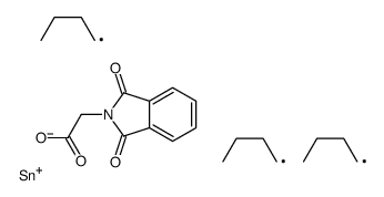 tributylstannyl 2-(1,3-dioxoisoindol-2-yl)acetate结构式