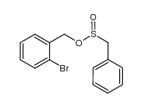 2-bromobenzyl phenylmethanesulfinate结构式