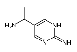 5-(1-aminoethyl)pyrimidin-2-amine Structure