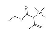 ethyl 3-methyl-2-(trimethylgermyl)-3-butenoate Structure