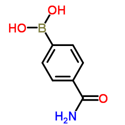 4-氨基甲酰苯硼酸结构式