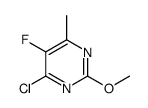 4-chloro-5-fluoro-2-methoxy-6-methylpyrimidine Structure