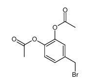 4-(bromomethyl)-1,2-phenylene diacetate Structure