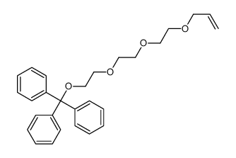 [diphenyl-[2-[2-(2-prop-2-enoxyethoxy)ethoxy]ethoxy]methyl]benzene Structure