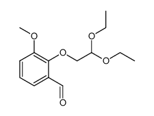 2-(2,2-diethoxyethoxy)-3-methoxybenzaldehyde结构式