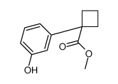 1-(3-羟基苯基)环丁烷羧酸甲酯结构式