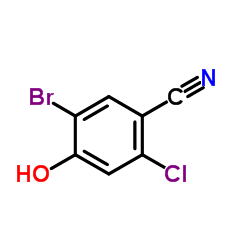 5-Bromo-2-chloro-4-hydroxybenzonitrile Structure