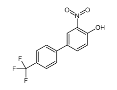 2-nitro-4-[4-(trifluoromethyl)phenyl]phenol Structure