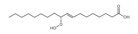 (R,E)-10-hydroperoxyoctadec-8-enoic acid结构式
