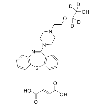 喹硫平D4富马酸盐结构式