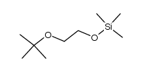 1-tert-butoxy-2-trimethylsiloxy ethane Structure