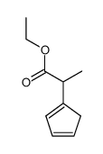 cyclopentadienyl-2-propionate d' ethyle结构式