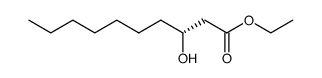 ethyl (R)-3-hydroxydecanoate结构式