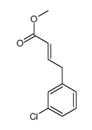 methyl 4-(3-chlorophenyl)but-2-enoate结构式