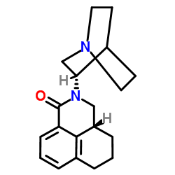1H-Benz[de]isoquinolin-1-one,2-(3S)-1-azabicyclo[2.2.2]oct-3-yl-2,3,3a,4,5,6-hexahydro-,(3aR)- structure