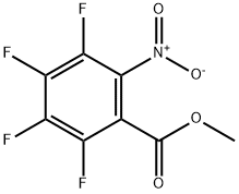 Benzoic acid, 2,3,4,5-tetrafluoro-6-nitro-, Methyl ester structure