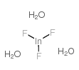 氟化铟(III) 三水合物结构式