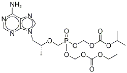 Tenofovir Disopropyl Ethyl Diester structure