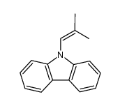 9-(2-methyl-propenyl)-carbazole Structure