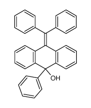 9-(diphenylmethylene)-10-phenyl-10-hydroxy-9,10-dihydroanthracene Structure