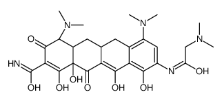 9-(N,N-dimethylglycylamido)minocycline结构式