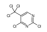 2,4-Dichloro-5-(trichloromethyl)pyrimidine Structure