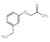 2-Propanone,1-(3-ethylphenoxy)-结构式