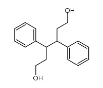 meso-3,4-Diphenylhexan-1,6-diol结构式