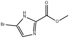 4-溴-1H-咪唑-2-羧酸甲酯结构式