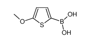 5-METHOXYTHIOPHENE-2-BORONIC ACID Structure