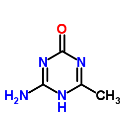 4-氨基-6-甲基-1,3,5-三嗪-2-醇结构式