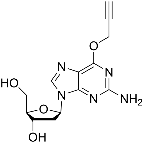 6-O-Propynyl-2'-deoxyguanosine Structure