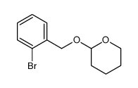 2-[(2-bromophenyl)methoxy]oxane Structure