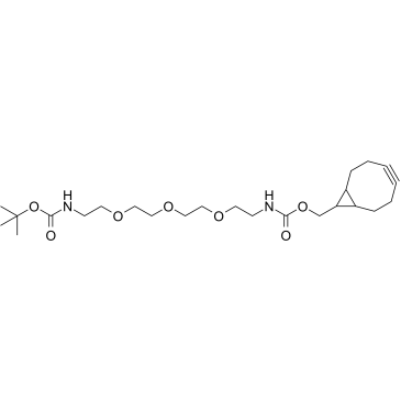 endo-BCN-PEG3-NH-Boc结构式