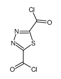 1,3,4-Thiadiazole-2,5-dicarbonyl dichloride (9CI)结构式
