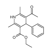 2,6-Dimethyl-4-phenyl-5-acetyl-1,4-dihydropyridine-3-carboxylic acid ethyl ester picture