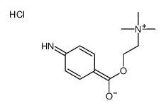 2-(4-aminobenzoyl)oxyethyl-trimethylazanium,chloride Structure
