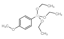 三乙氧基(4-甲氧基苯基)硅烷结构式